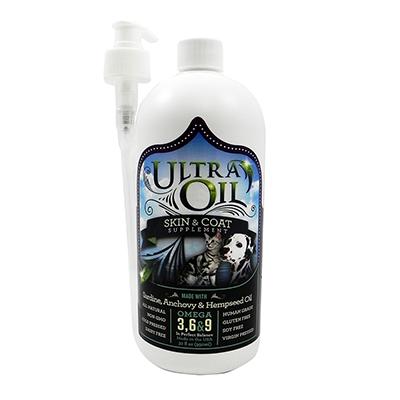 Ultra Oil Hemp Pet Skin & Coat Supplement 32 oz. Click for larger image Ultra Oil Hemp Pet Skin & Coat Supplement 32 oz. Click for larger image