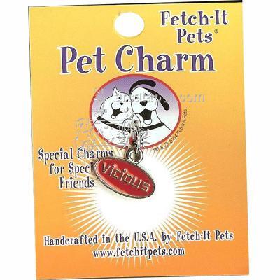 Pet Tag Collar Charm Vicious Pet Tag Collar Charm Vicious