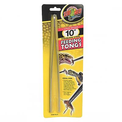 Zoo Med Stainless Feeding Tongs 10in Click for larger image Zoo Med Stainless Feeding Tongs 10in Click for larger image