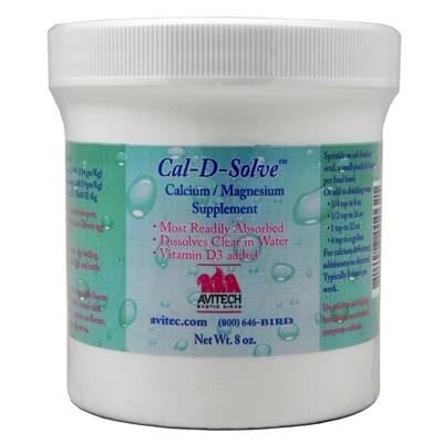 Avitech Cal-D-Solve 8 oz Bird Calcium Supplement Avitech Cal-D-Solve 8 oz Bird Calcium Supplement