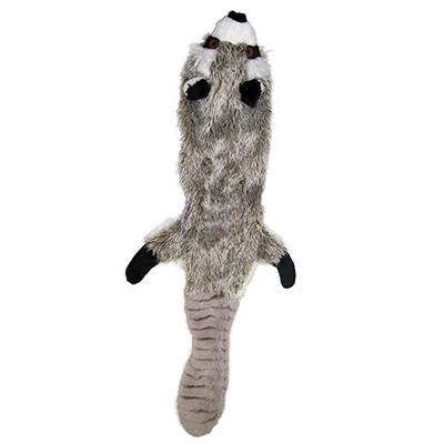 Skinneeez Raccoon Plush Dog Toy Click for larger image
