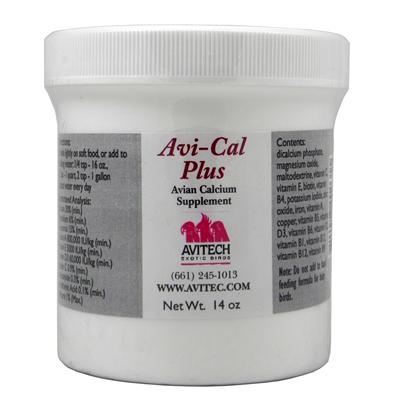 Avitech AviCal Plus Calcium Supplement 14 ounce Avitech AviCal Plus Calcium Supplement 14 ounce