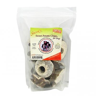 Snook's GMO-Free Sweet Potato Dog Chip 1 Lb Bag Snook's GMO-Free Sweet Potato Dog Chip 1 Lb Bag