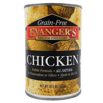 Evanger's Super Premium Cooked Chicken Canned Dog Food 20oz Evanger's Super Premium Cooked Chicken Canned Dog Food 20oz