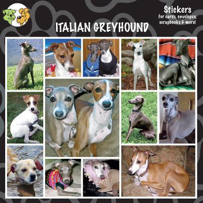 Arf Art Dog Sticker Pack Italian Greyhound Click for larger image