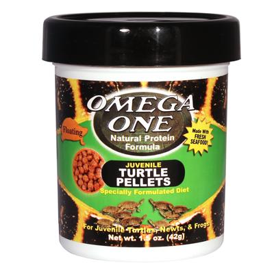 Omega One Juvenile Floating Turtle Pellets 1.5oz Click for larger image Omega One Juvenile Floating Turtle Pellets 1.5oz Click for larger image