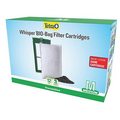 Whisper Aquarium Power Filter Bio-Bag Med. 8-pack Whisper Aquarium Power Filter Bio-Bag Med. 8-pack