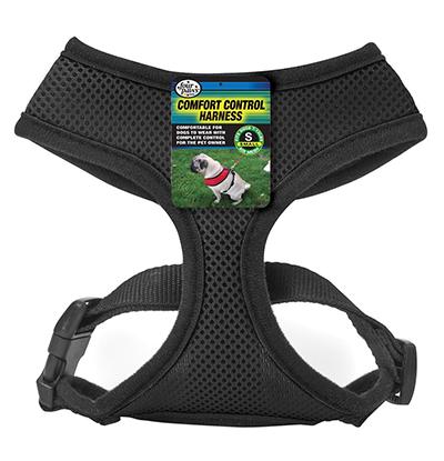 Comfort Control Dog Harness Black Small Comfort Control Dog Harness Black Small