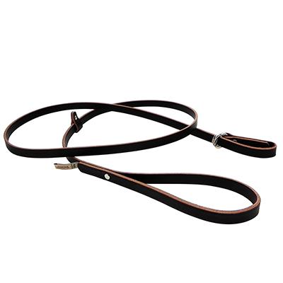 Leather Slip Lead 6ft. Flat Latigo Click for larger image Leather Slip Lead 6ft. Flat Latigo Click for larger image