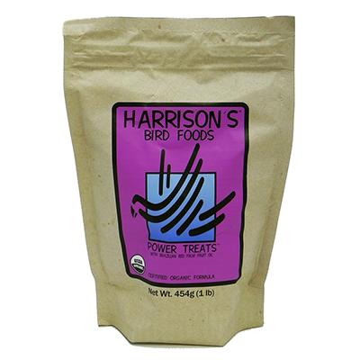 Harrison's Power Treats Organic Bird Food Treats 1-Lb. Click for larger image Harrison's Power Treats Organic Bird Food Treats 1-Lb. Click for larger image