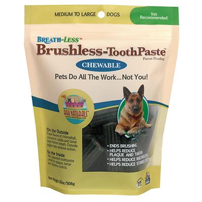 Breathless Dog and Cat Toothpaste Treats Med/Lg. 18oz. Click for larger image