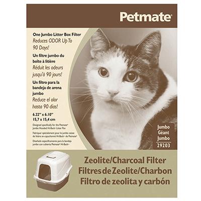 Petmate Jumbo Zeolite/Charcoal Litter Box Filter Click for larger image