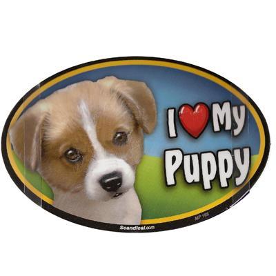 Dog Breed Image Magnet Oval Puppy Dog Breed Image Magnet Oval Puppy
