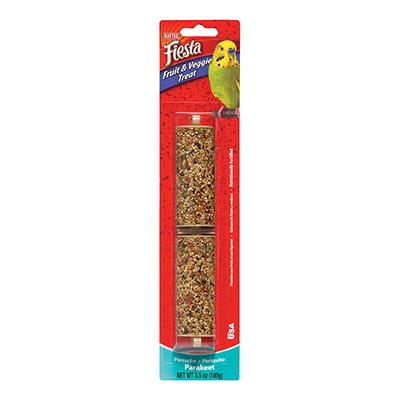 Kaytee Parakeet Fruit and Vegetable Treat Sticks Kaytee Parakeet Fruit and Vegetable Treat Sticks