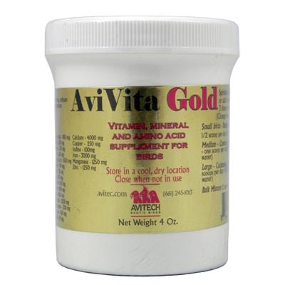 Avitech AviVita Gold 4 oz Bird Supplement Avitech AviVita Gold 4 oz Bird Supplement