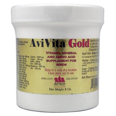 Avitech AviVita Gold 8oz Bird Supplement Avitech AviVita Gold 8oz Bird Supplement