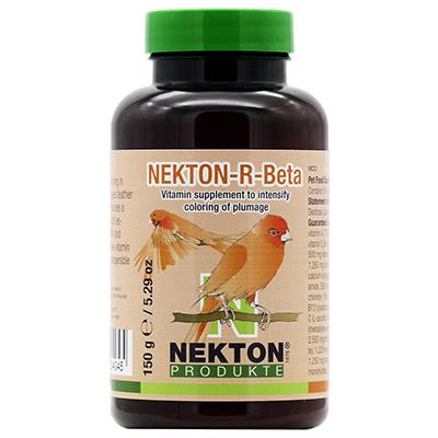 Nekton-R-Beta Enhances Red Color in Birds 150g (5.29oz) Click for larger image Nekton-R-Beta Enhances Red Color in Birds 150g (5.29oz) Click for larger image