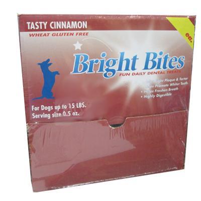 Bright Bites Cinammon Small Case Dog Dental Treat Bright Bites Cinammon Small Case Dog Dental Treat