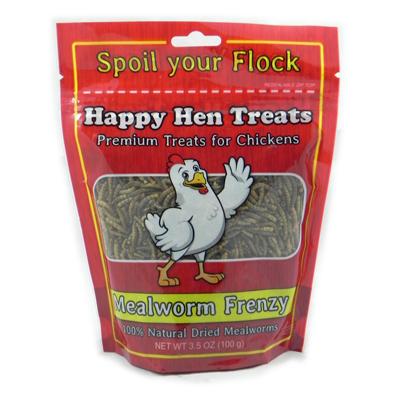 Happy Hen Mealworm Frenzy 3.53 ounce Chicken Treats Click for larger image