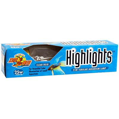 HighLights 25w Incandescent Clear Aquarium Lamp Click for larger image HighLights 25w Incandescent Clear Aquarium Lamp Click for larger image