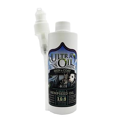 Ultra Oil Hemp Pet Skin & Coat Supplement 8 oz. Click for larger image Ultra Oil Hemp Pet Skin & Coat Supplement 8 oz. Click for larger image