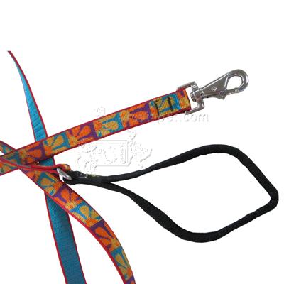 Lupine Nylon Dog Leash 6-foot x 3/4-inch Crazy Daisy Click for larger image Lupine Nylon Dog Leash 6-foot x 3/4-inch Crazy Daisy Click for larger image