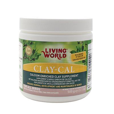 Living World Clay-Cal Clay Mineral Supplement for Birds 17oz Living World Clay-Cal Clay Mineral Supplement for Birds 17oz