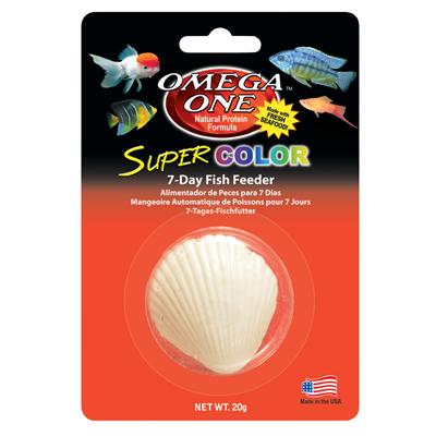Omega One Super Color Fresh/Marine 7 Day Vacation Fish Food Click for larger image