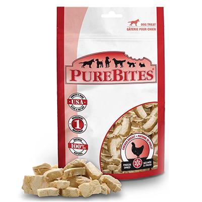 PureBites Freeze Dried Chicken Breast Dog Treat 1.4-oz Click for larger image