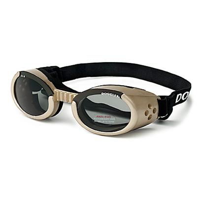Doggles Eyeware for Dogs Chrome Frame / Smoke Lens Large Click for larger image