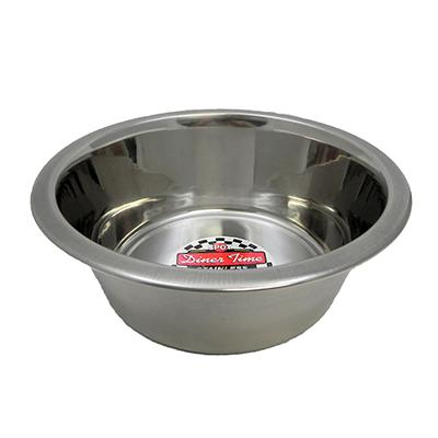 Stainless Steel Dog Food/Water Bowl 2 Qt Click for larger image