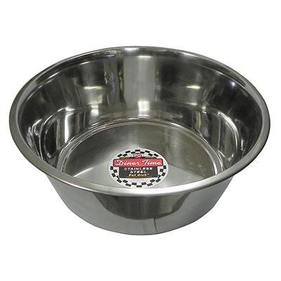 Stainless Steel Dog Food/Water Bowl 5 Qt Click for larger image