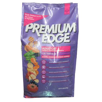 Premium Edge Hairball Management Adult Cat Food 6 Lb. Premium Edge Hairball Management Adult Cat Food 6 Lb.