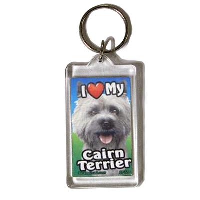 Plastic Keyring Cairn Terrier