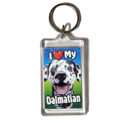 Plastic Keyring Dalmatian