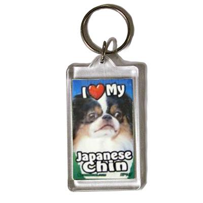 Plastic Keyring Japanese Chin