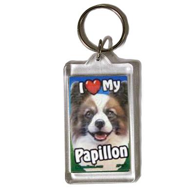 Plastic Keyring Papillon