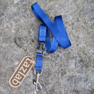 TazLab SlideTech Adjustable Nylon Dog Leash Blue TazLab SlideTech Adjustable Nylon Dog Leash Blue