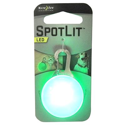 Nite Ize SpotLit Pet Light GREEN Click for larger image Nite Ize SpotLit Pet Light GREEN Click for larger image