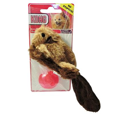 KONG No Stuffing Beaver Small Dog Toy Click for larger image