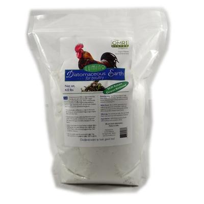 Lumino Organic Diatomaceous Earth For Poultry 4 Pound Click for larger image