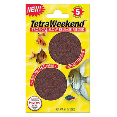 Tetra Weekend Tropical Fish Feeder 2pk Click for larger image