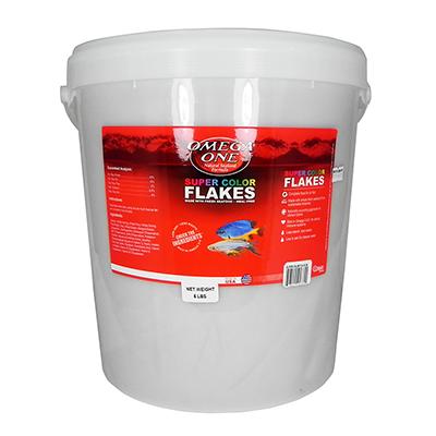 Omega One Super Color Flakes Fish Food 5 lb. Click for larger image Omega One Super Color Flakes Fish Food 5 lb. Click for larger image