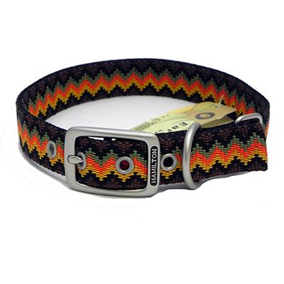 Hamilton Nylon Dog Collar Brown Weave 1 x 24-inch Click for larger image Hamilton Nylon Dog Collar Brown Weave 1 x 24-inch Click for larger image