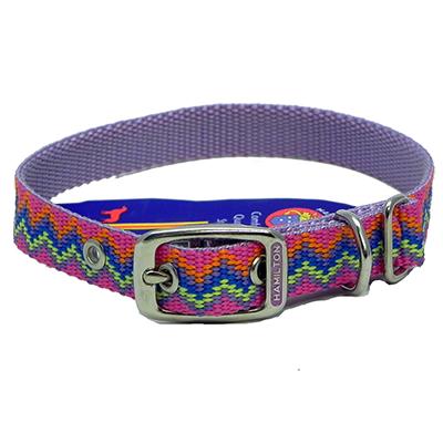 Hamilton Nylon Dog Collar Lavender Weave 5/8 x 18-inch Click for larger image