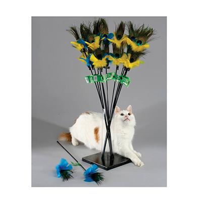 PURRFect Peacock Cat Toy Click for larger image
