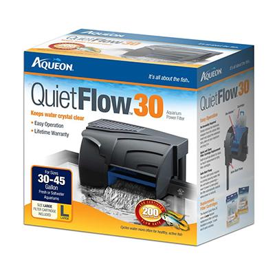 Aqueon Quiet Flow 30 Aquarium Power Filter Click for larger image