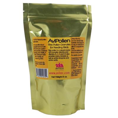 Avitech Avipollen Bee Pollen Bird Food Supplement 8oz Avitech Avipollen Bee Pollen Bird Food Supplement 8oz
