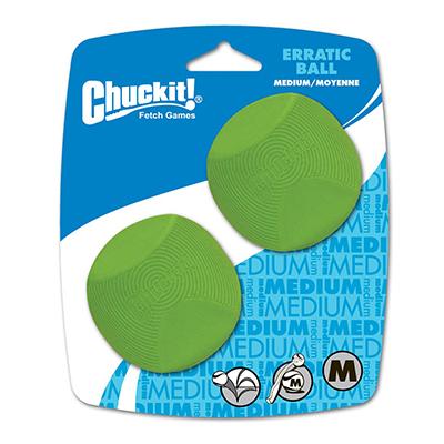 Chuckit Erratic Ball Medium 2pk Chuckit Erratic Ball Medium 2pk