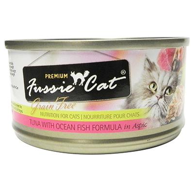 Fussie Cat Tuna Ocean Fish Canned Cat Food 2.8 oz each Fussie Cat Tuna Ocean Fish Canned Cat Food 2.8 oz each